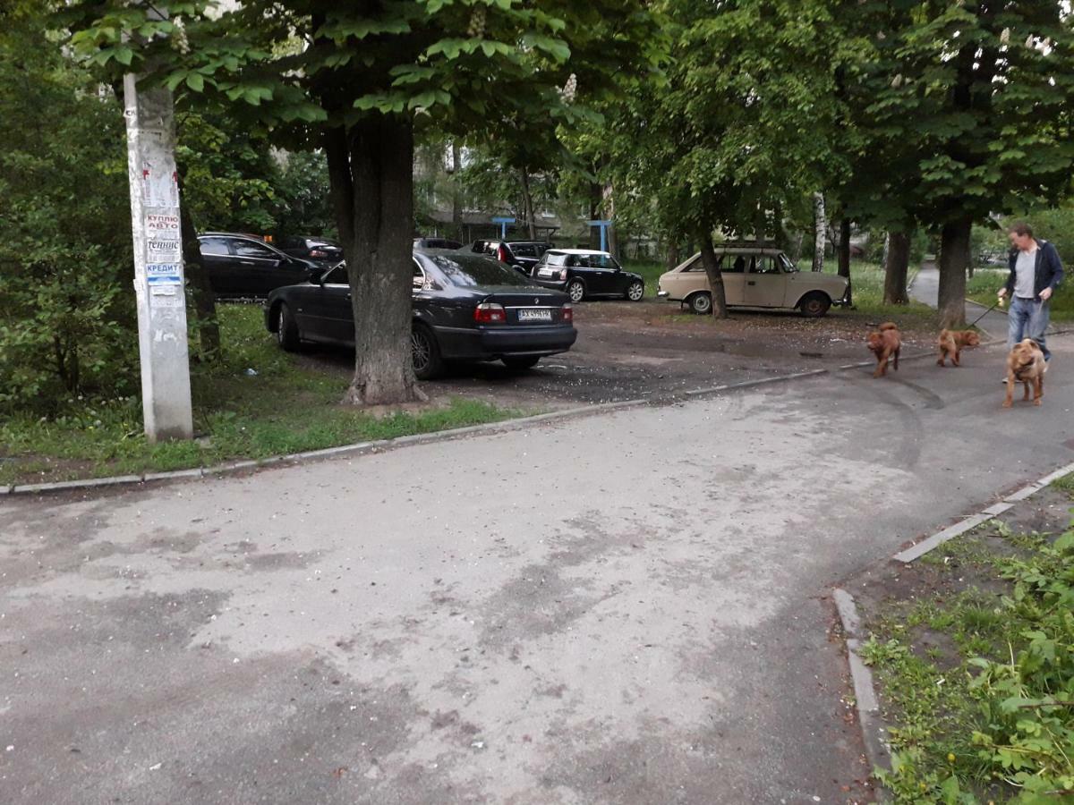 Apartment 30 m2 on Sergei Esenin 11 Charkiw Exterior foto